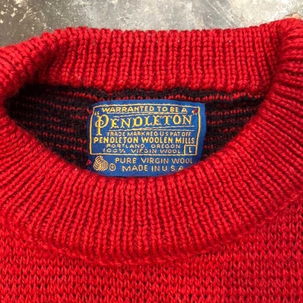 VINTAGE 1960s Pendleton Sweater (Large)